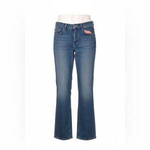 Old Navy Size 8 Long Cotton Straight Leg Distressed Bottom and Legs Jeans 3/$25